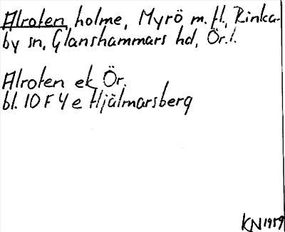 Bild på arkivkortet för arkivposten Alroten