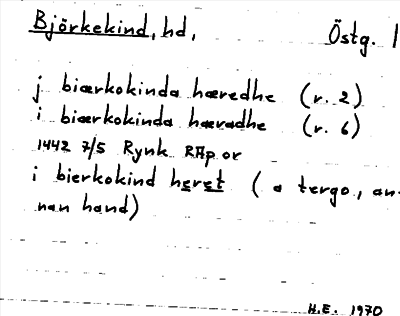 Bild på arkivkortet för arkivposten Björkekind