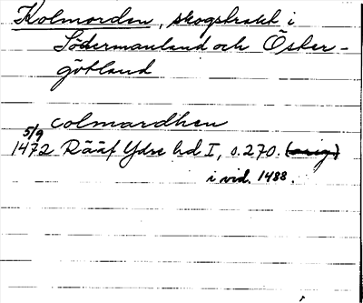 Bild på arkivkortet för arkivposten Kolmorden