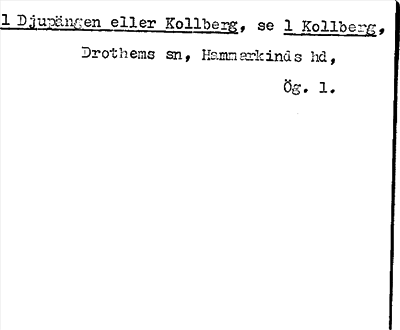 Bild på arkivkortet för arkivposten Djupängen eller Kollberg, se Kollberg