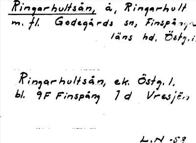 Bild på arkivkortet för arkivposten Ringarhultsån