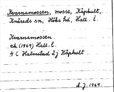Bild på arkivkortet för arkivposten Kvarnamossen