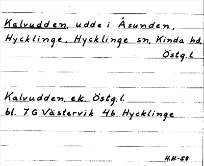 Bild på arkivkortet för arkivposten Kalvudden