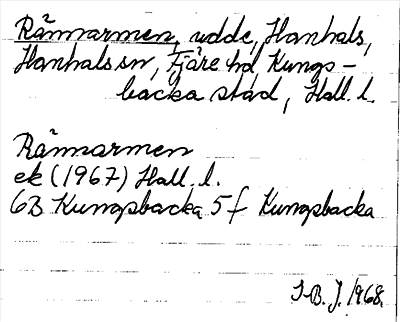 Bild på arkivkortet för arkivposten Rännarmen