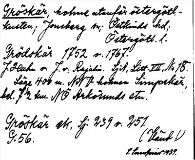 Bild på arkivkortet för arkivposten Gröskär