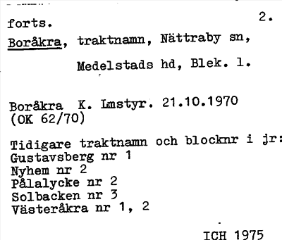 Bild på arkivkortet för arkivposten Boråkra