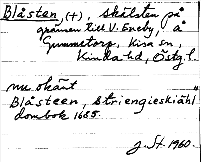Bild på arkivkortet för arkivposten Blåsten (+)