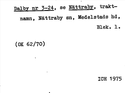 Bild på arkivkortet för arkivposten Dalby