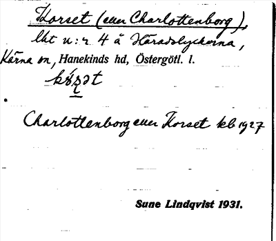 Bild på arkivkortet för arkivposten Korset (eller Charlottenborg)