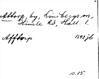 Bild på arkivkortet för arkivposten Attorp