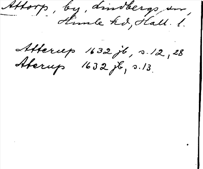 Bild på arkivkortet för arkivposten Attorp