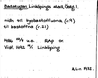 Bild på arkivkortet för arkivposten Badstugan