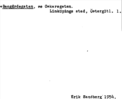 Bild på arkivkortet för arkivposten +Bangårdsgatan, se Oskarsgatan