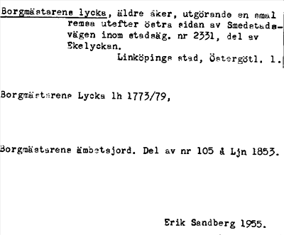 Bild på arkivkortet för arkivposten Borgmästarens lycka