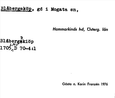 Bild på arkivkortet för arkivposten Blåbergsköp