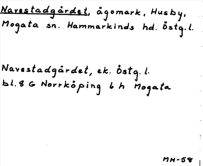 Bild på arkivkortet för arkivposten Navestadgärdet