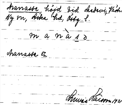 Bild på arkivkortet för arkivposten Manasse