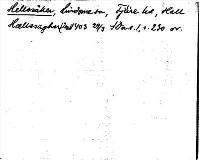 Bild på arkivkortet för arkivposten Hellesåker