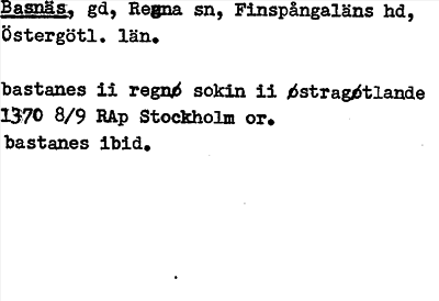 Bild på arkivkortet för arkivposten Basnäs