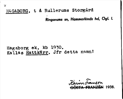 Bild på arkivkortet för arkivposten Hagaborg