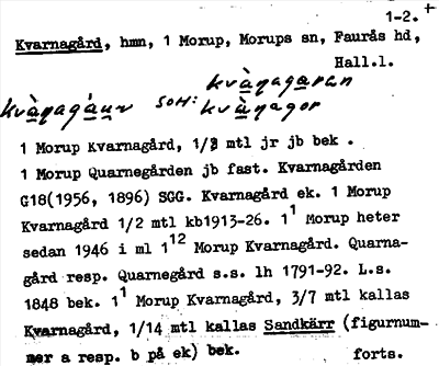 Bild på arkivkortet för arkivposten Kvarnagård