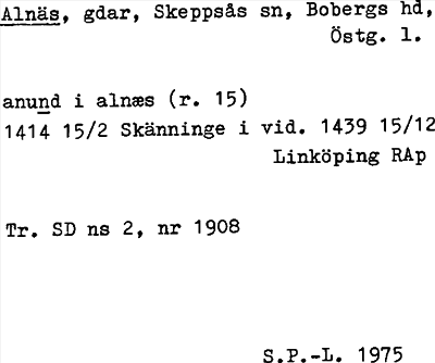 Bild på arkivkortet för arkivposten Alnäs