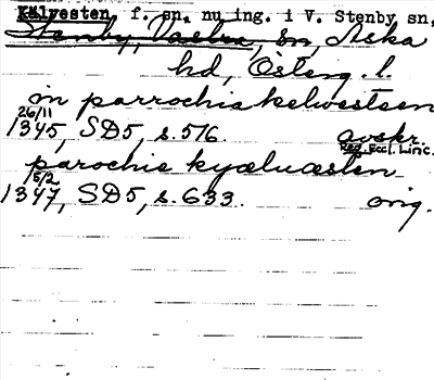 Bild på arkivkortet för arkivposten Kälvesten