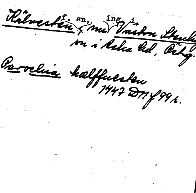 Bild på arkivkortet för arkivposten Kälvesten