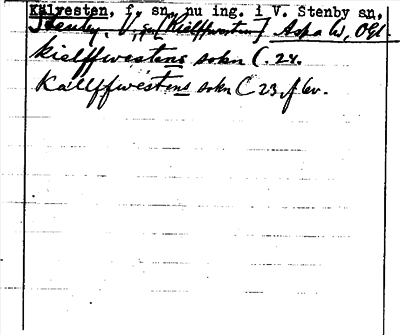 Bild på arkivkortet för arkivposten Kälvesten