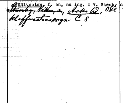 Bild på arkivkortet för arkivposten Kälvesten