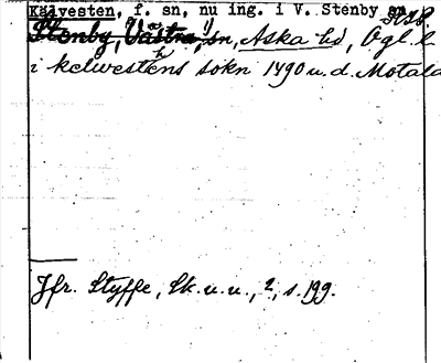 Bild på arkivkortet för arkivposten Kälvesten