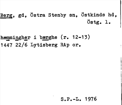 Bild på arkivkortet för arkivposten Berg