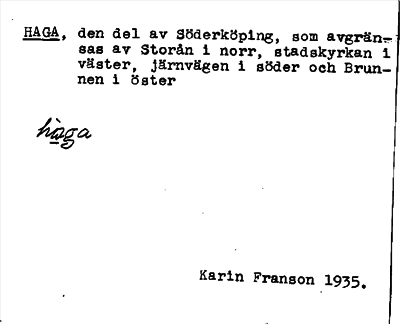 Bild på arkivkortet för arkivposten Haga