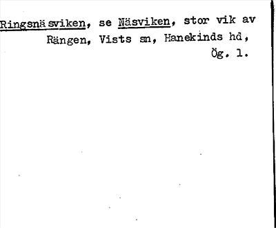 Bild på arkivkortet för arkivposten Ringnäsviken, se Näsviken