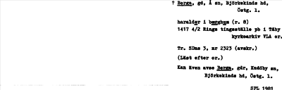 Bild på arkivkortet för arkivposten ? Berga