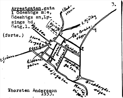 Bild på arkivkortet för arkivposten Arrestgatan