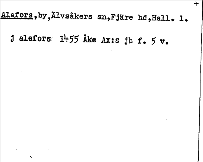 Bild på arkivkortet för arkivposten Alafors