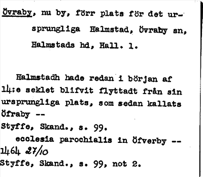 Bild på arkivkortet för arkivposten Övraby