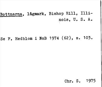 Bild på arkivkortet för arkivposten Bottnarna