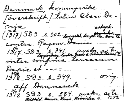 Bild på arkivkortet för arkivposten Danmark