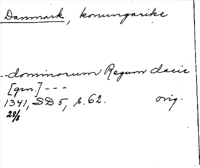 Bild på arkivkortet för arkivposten Danmark