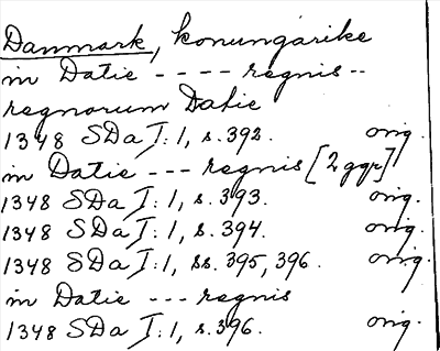 Bild på arkivkortet för arkivposten Danmark