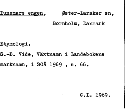 Bild på arkivkortet för arkivposten Dunemars engen