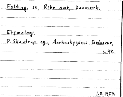 Bild på arkivkortet för arkivposten Folding