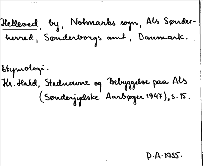 Bild på arkivkortet för arkivposten Helleved