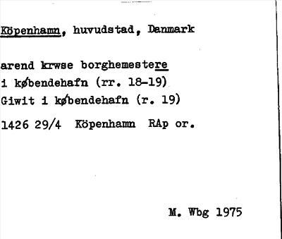 Bild på arkivkortet för arkivposten Köpenhamn