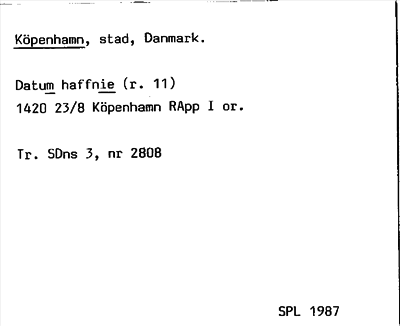 Bild på arkivkortet för arkivposten Köpenhamn