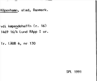 Bild på arkivkortet för arkivposten Köpenhamn