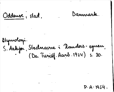 Bild på arkivkortet för arkivposten Oddense