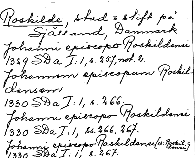 Bild på arkivkortet för arkivposten Roskilde